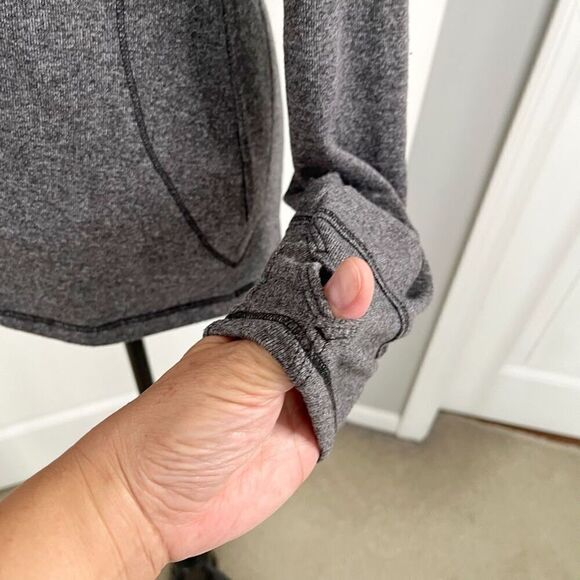 Adidas 1/2 Zip Long Sleeve Fitted Pullover Sweatshirt Jacket - Picture 7 of 14